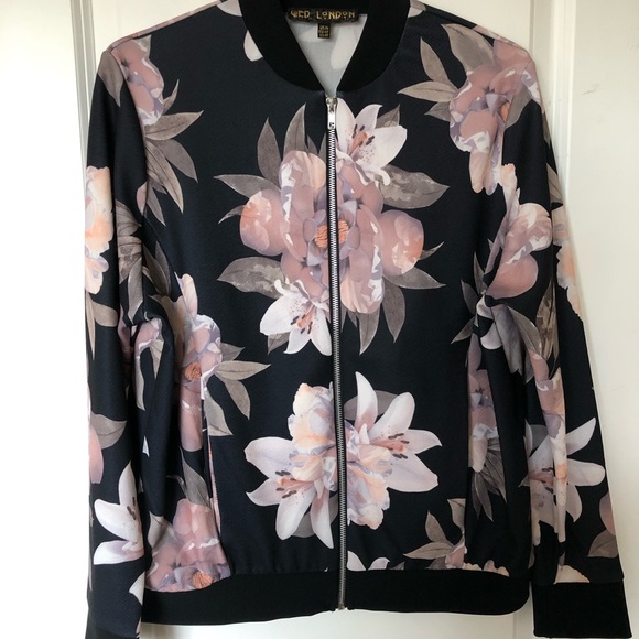 Floral Bomber Jacket - Picture 2 of 2